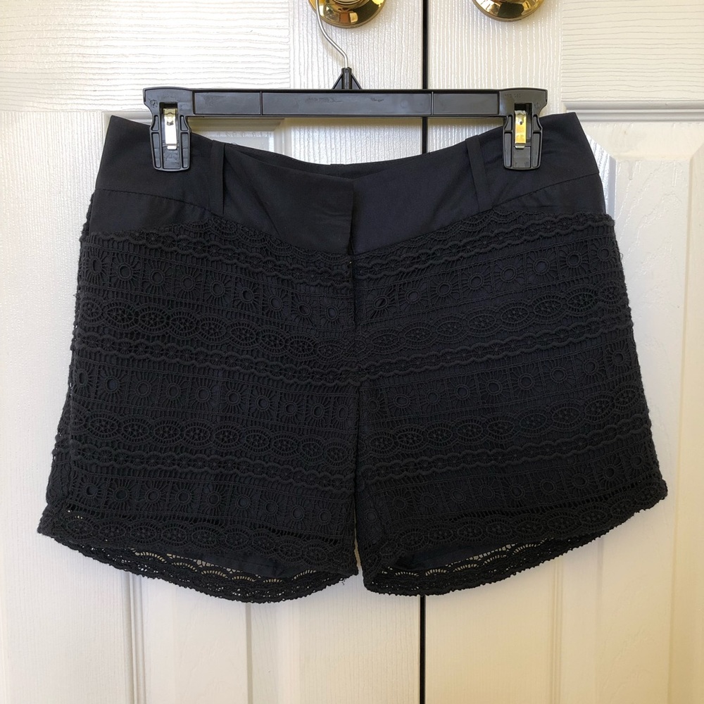 The Limited Tailored Lace Shorts